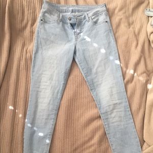 Old Navy, super skinny ankle length jeans